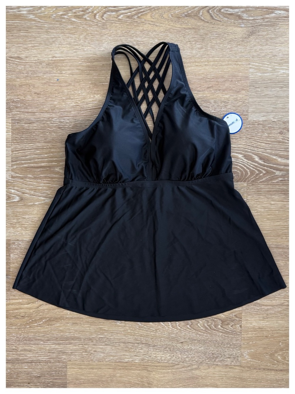 Swimsuits For All Strappy Tankini Top